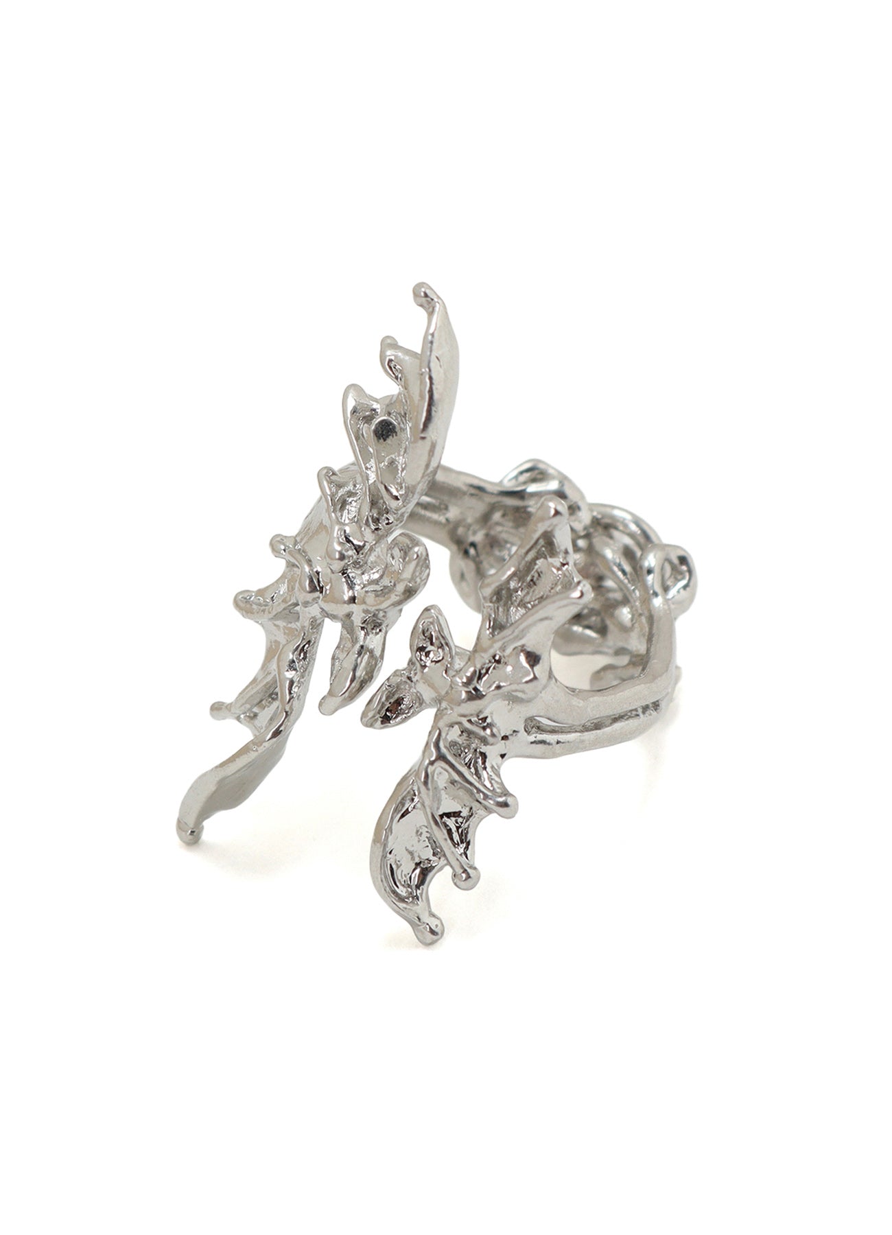 Vintage Brass Two-Way Bat Cuff Ring - Gothic Jewelry for Women & Men - Perfect for Halloween, Cosplay & Punk Fashion Accessories