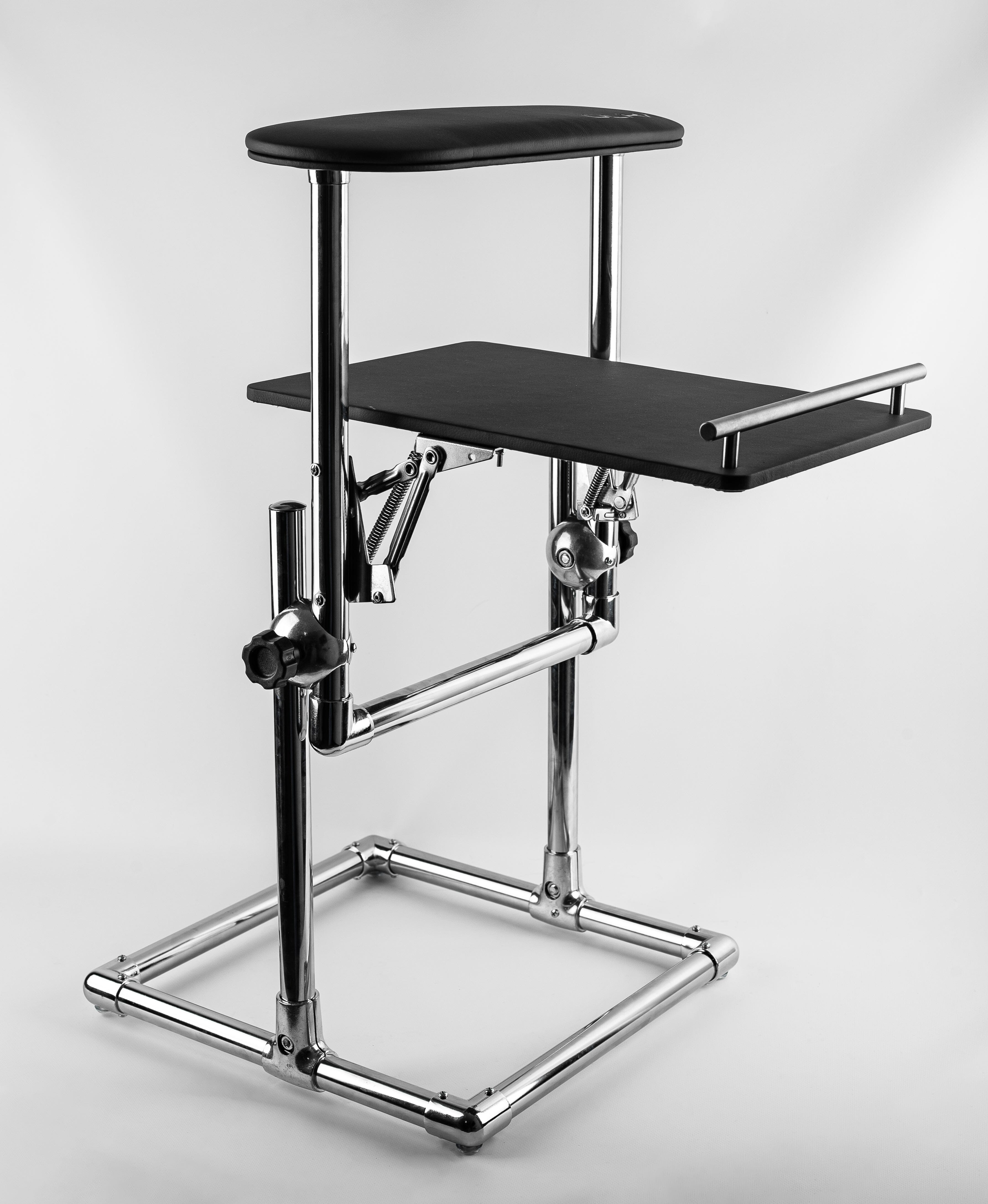 ULKA Professional Pedicure Stand with Non-Slip Base - Black | Portable Footrest for Salon & Home Manicure Pedicure | Perfect for Nail Technicians & DIY Beauty Care