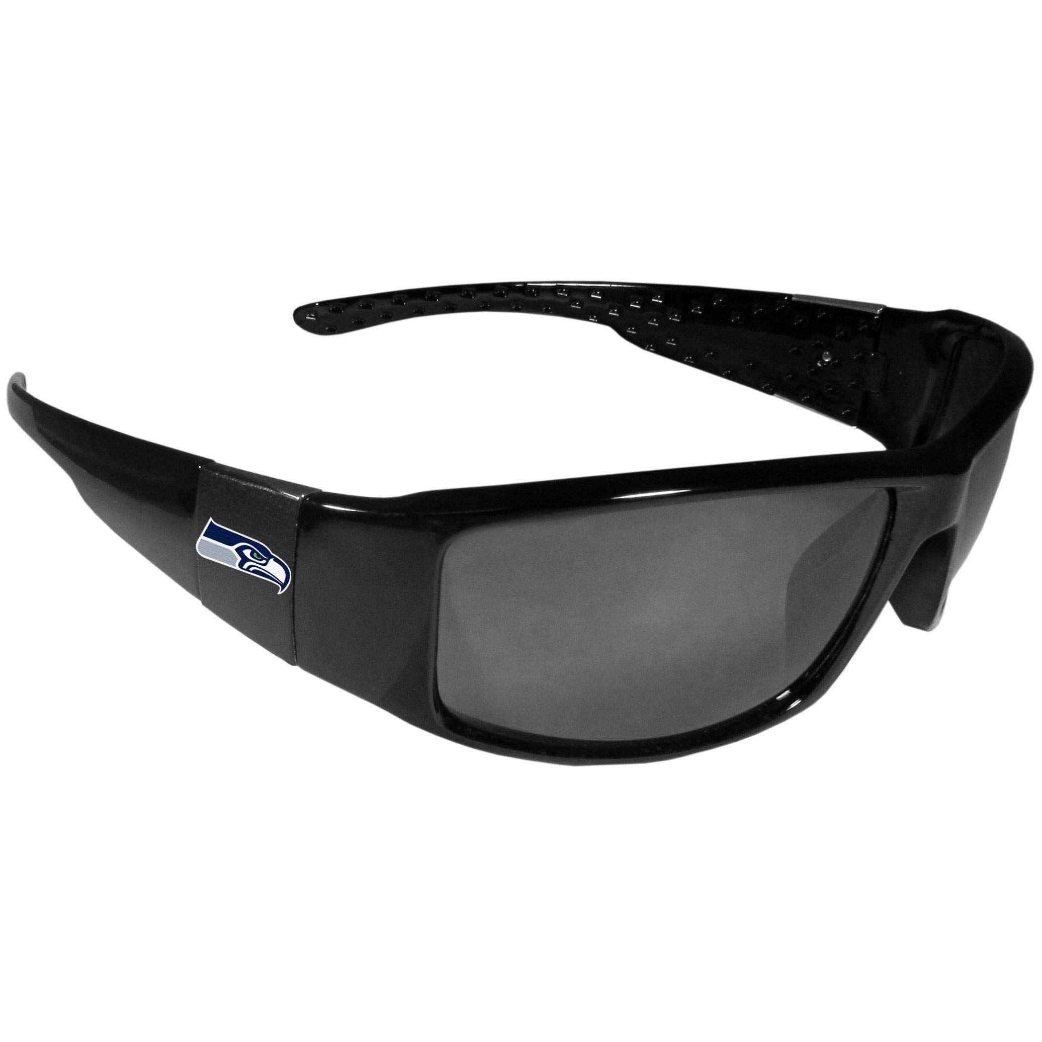 Denver Broncos Black Wrap Sunglasses for Men & Women - UV Protection Sports Sunglasses for Running, Cycling, and Outdoor Activities