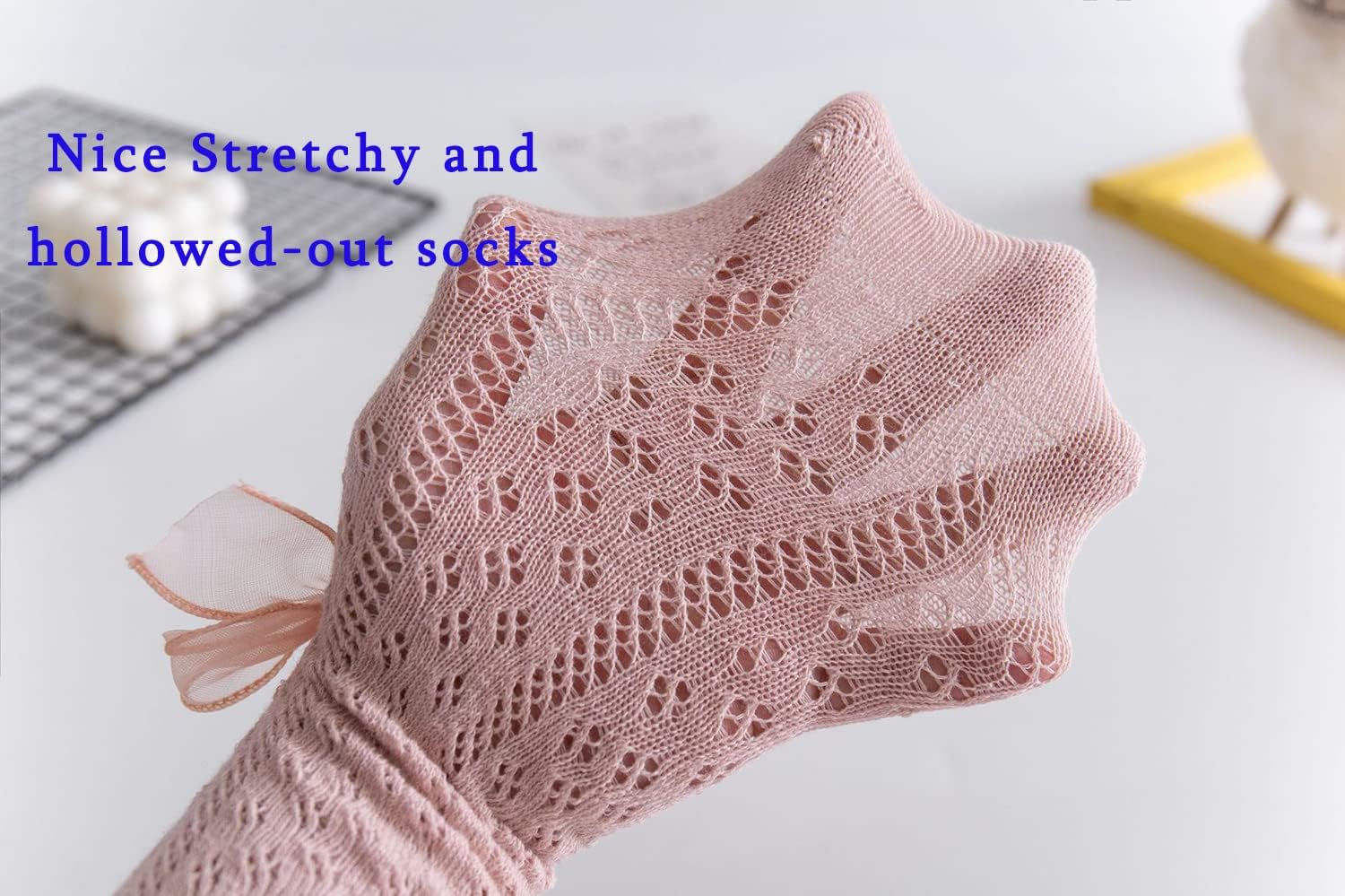 CHUNG Baby Girls' Thin Mesh Tights with Bowknot - Soft Newborn to Toddler Leggings (0-5 Years) | Perfect for Summer Outfits, Playtime & Special Occasions