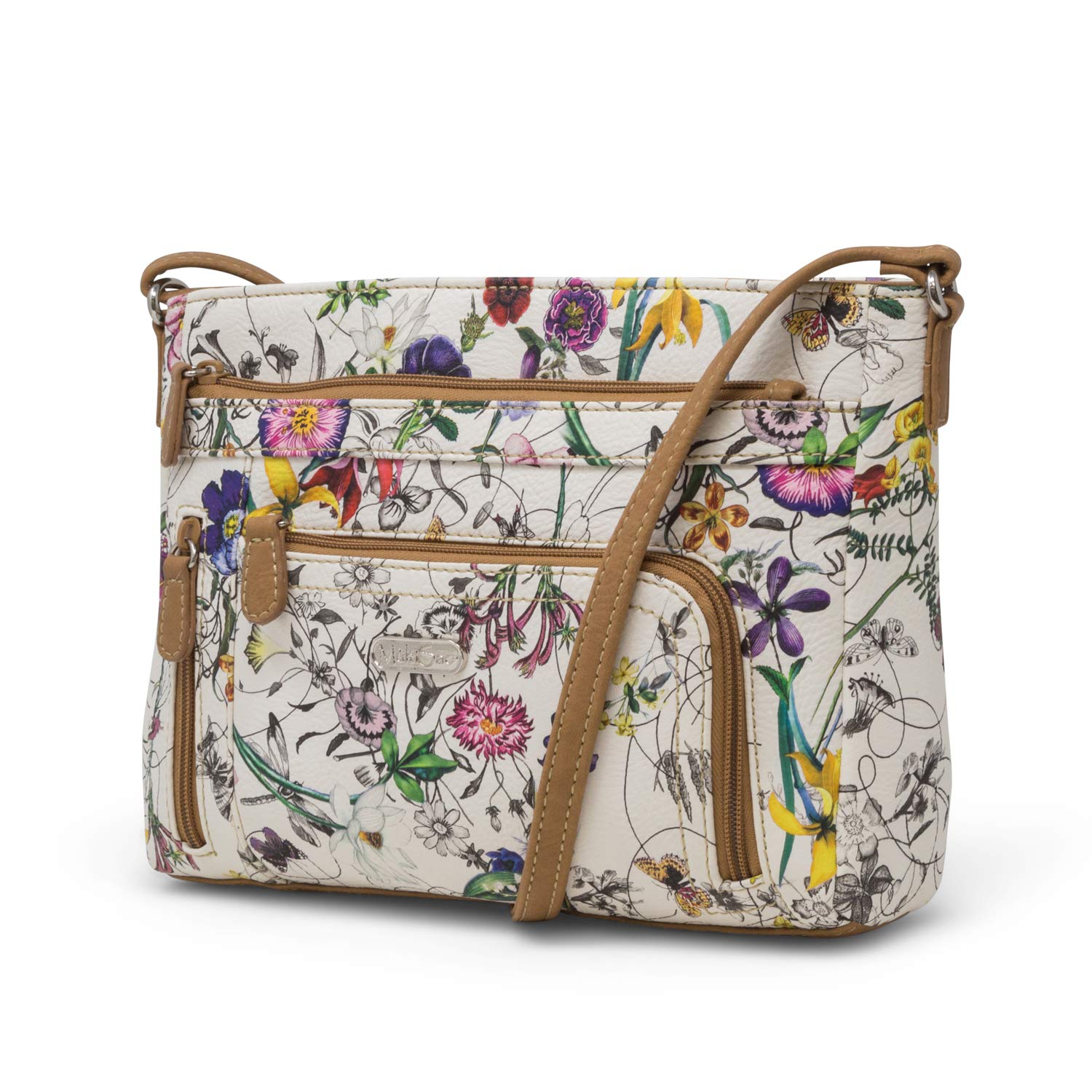 Stylish MultiSac Summerville East West Crossbody Bag for Women - Trendy Shoulder Purse with Adjustable Strap, Perfect for Travel, Shopping & Daily Use