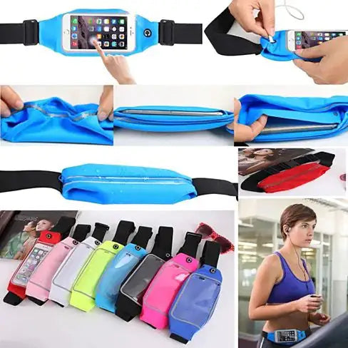 BOOST BELT Workout Running Belt with Phone Pouch – Stay Active & Organized for Gym, Jogging, Hiking & Travel