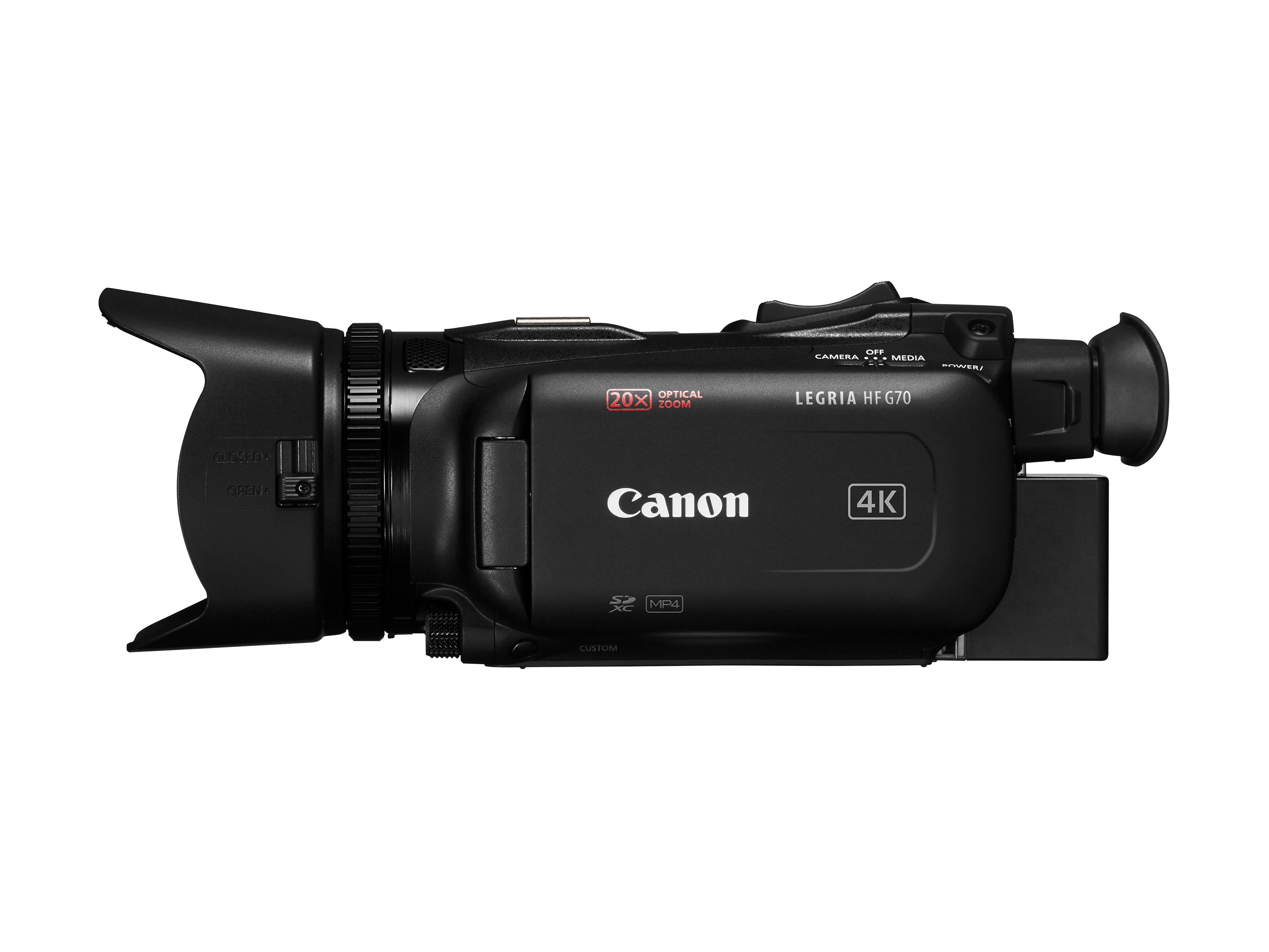 CANON HF G70 Professional 4K Camcorder - Lightweight & Compact Design for Vlogging, Travel, and Event Videography