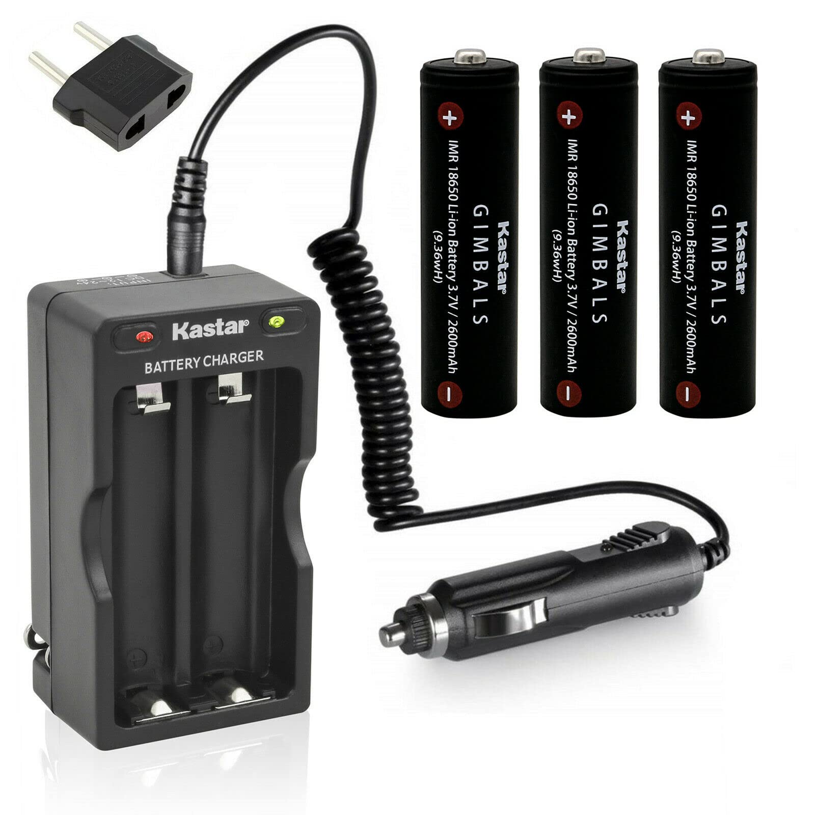Kastar 3-Pack Rechargeable Batteries with AC & Car Charger for XHDATA D-808 Portable Radio - AM/FM/SW/SSB/LW/AIR Band & Weather Alert - Perfect for Emergency, Camping, Travel & Outdoor Activities