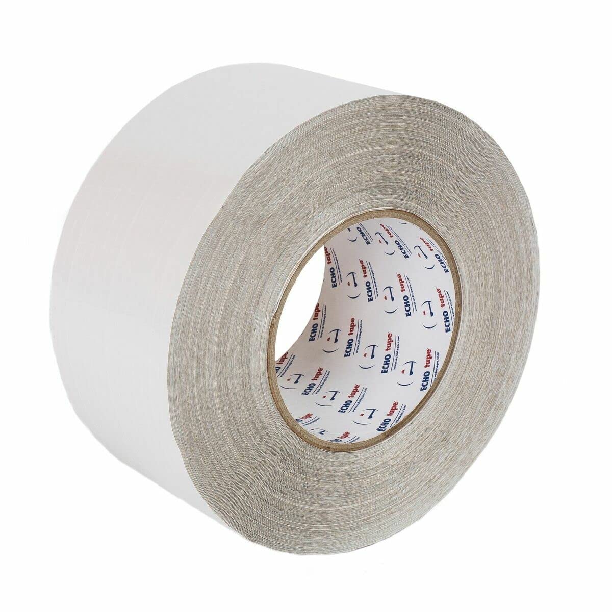 ECHOtape FS-G7736 All Weather Lamtec WMP-50 Facing Tape - Heavy Duty Metal Building Insulation Tape, White Seam and Repair Tape with Cold Weather Acrylic Adhesive (2.83 in x 50 yds) - Ideal for Roofing, HVAC, and Construction Projects