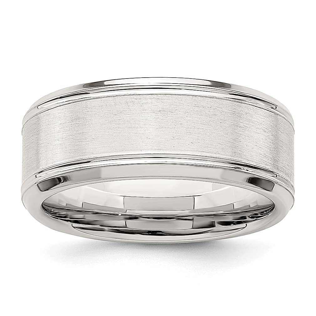 925 Sterling Silver 6mm Beveled Edge Wedding Band Ring - Size 13 Classic Fine Jewelry for Women, Perfect Gift for Her - Ideal for Anniversaries, Engagements & Everyday Elegance