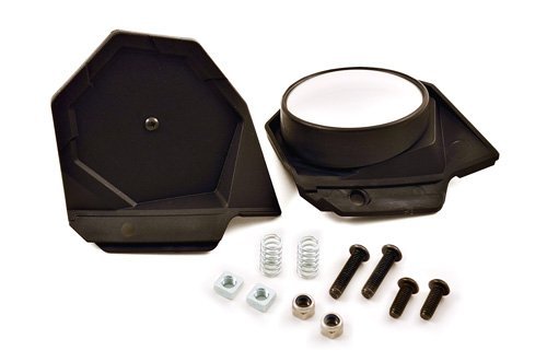 PowerMadd 34455 Black Sentinel Handguard Mirror Kit (Fixed/Fold In) - Durable ATV/UTV Side Mirrors for Off-Road Safety - Perfect for Trail Riding, Hunting & Farm Use