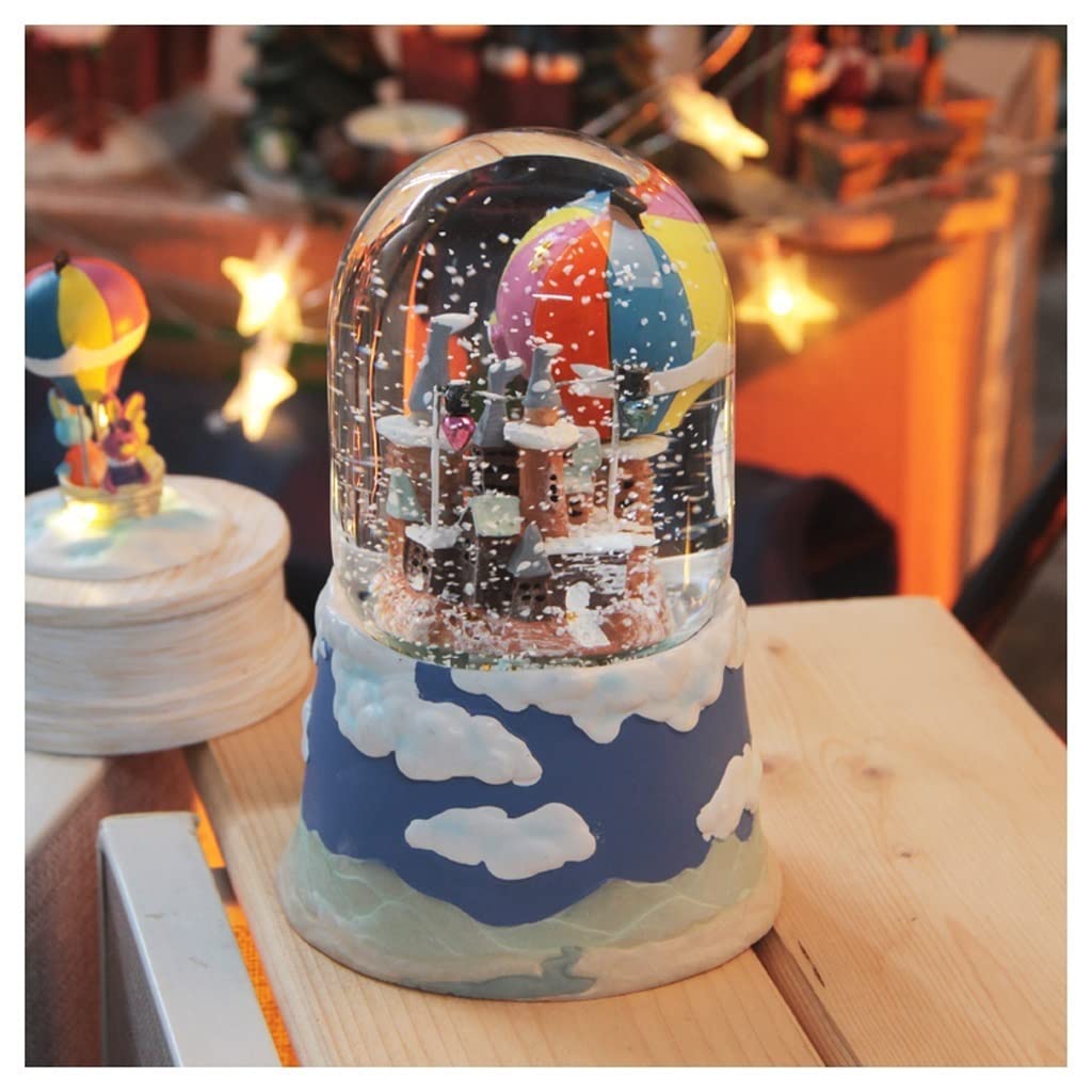 **YUEYOULII Crystal Ball Music Box with LED Projection - Birthday Gift for Kids, Home Decor, Desktop Musical Jewelry Box (Color: A) - Perfect for Bedroom Decor, Christmas Gifts & Relaxing Music Therapy**