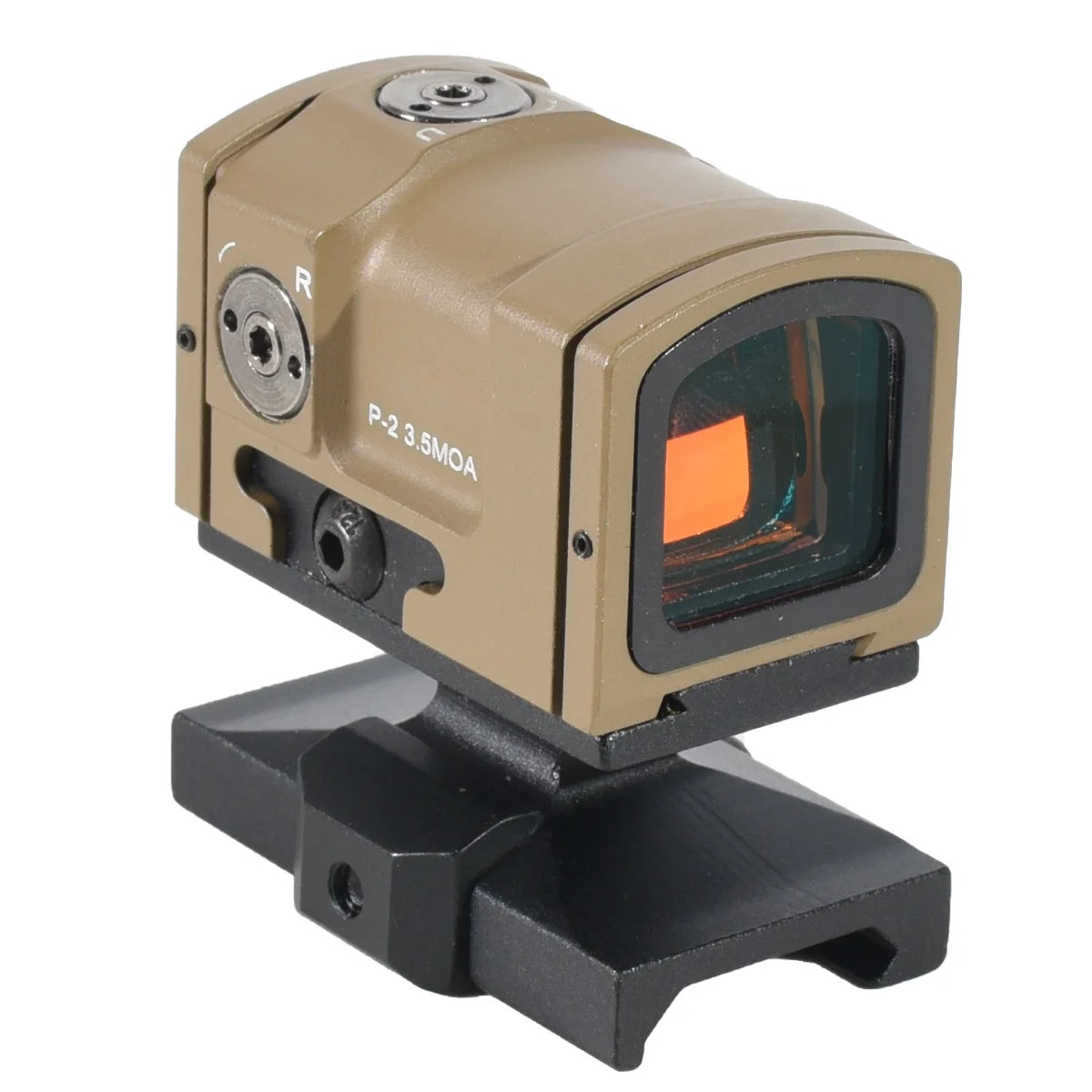 P2 Tactical Red Dot Sight - 20mm Rail Mount Reflex Optic for Hunting & Rifle Scopes | Holographic Glock Sight with Fully Enclosed Collimator | Perfect for Tactical Shooting, Home Defense & Outdoor Adventures