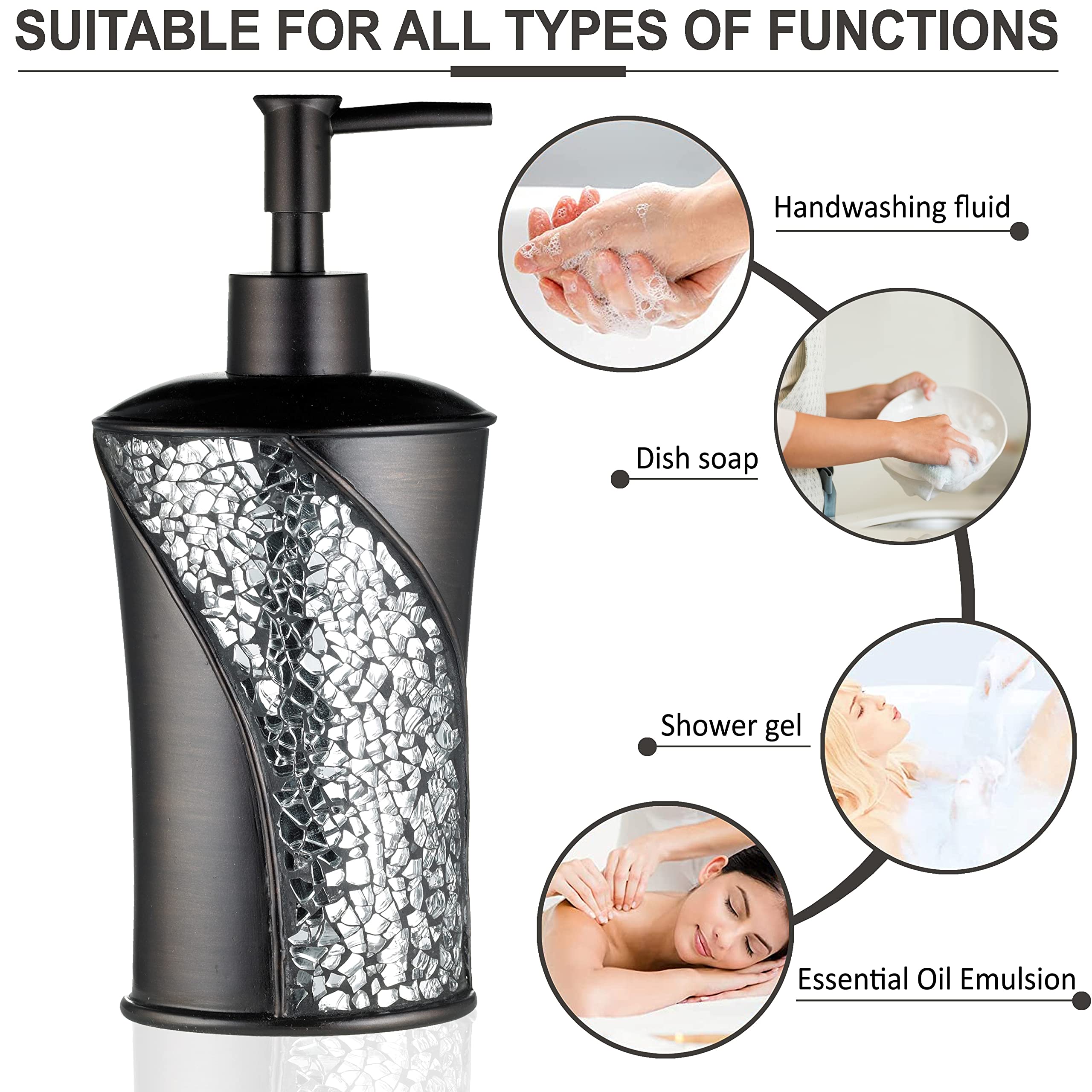 Premium Bath Orb Sinatra with Lotion Pump - Luxurious Bath & Body Care for Spa-Like Relaxation at Home