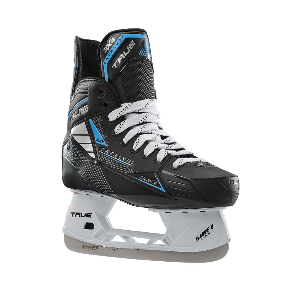 TRUE Catalyst 3X4 Senior Ice Hockey Skates - Professional Performance Skates for Men & Women - Perfect for Competitive Play & Ice Rink Training