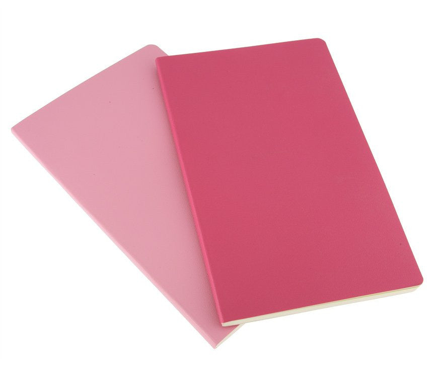 Premium Moleskine Volant Plain Notebook Set of 2 - Large Size (5