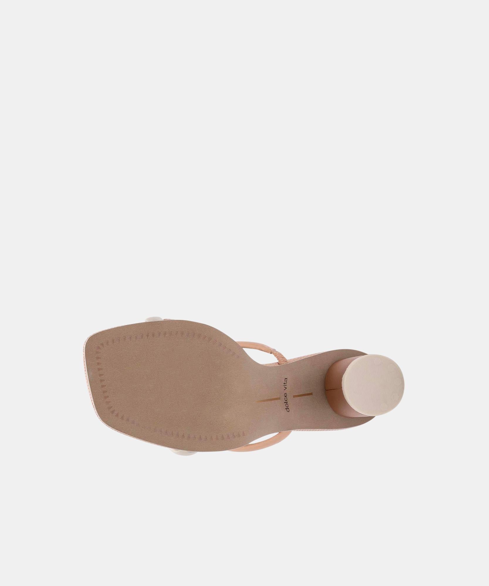 NOLES HEELS Natural White Women's Comfortable High Heels for Work, Party, and Special Occasions