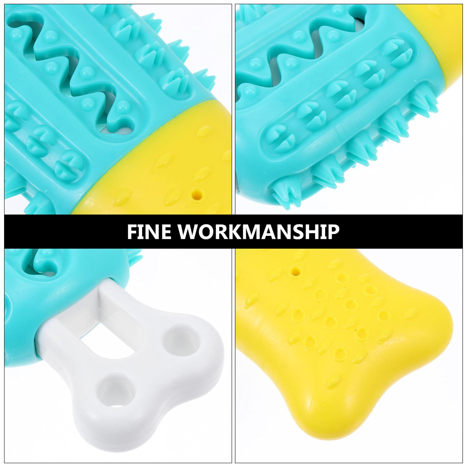 Hemobllo 1pc Puppy Chew Toy - Durable TPR Dog Teeth Cleaning & Grinding Toy for Small Dogs | Dog Toothbrush & Food Feeder | Perfect for Teething, Dental Care & Playtime