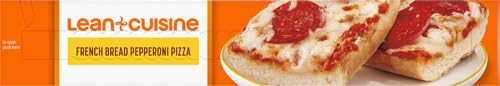 Lean Cuisine French Bread Pepperoni Pizza 5.25 oz (12 Pack) - Frozen Microwaveable Meal for Quick Lunches, Office Snacks & Busy Weeknights