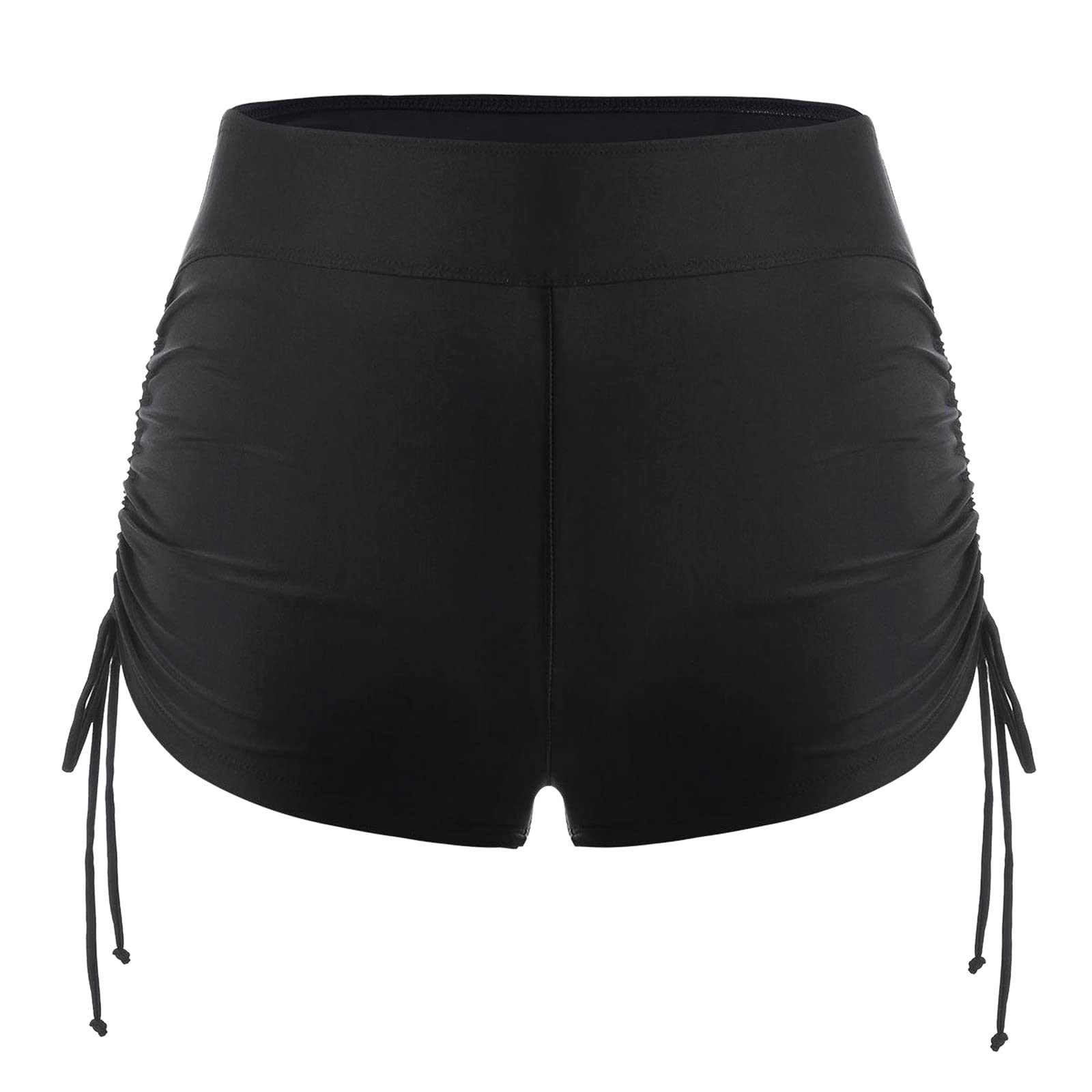 NCWSO Plus Size Women's High Waist Swim Shorts - Running Swimwear, Beach Bikini Bottoms, Tankini Swim Briefs for Active Women | Perfect for Swimming, Surfing & Water Sports