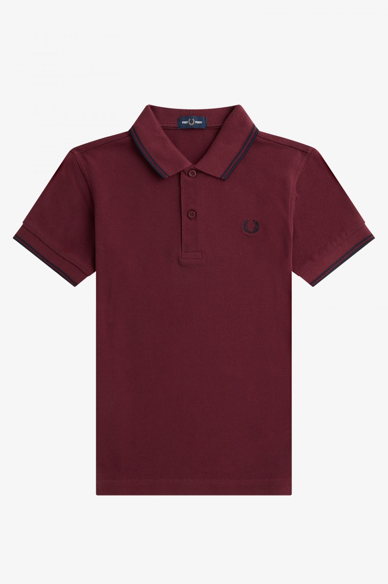 Fred Perry Kids Twin Tipped Polo Shirt - Classic Cotton Pique Shirt for Boys & Girls - Perfect for School Uniforms, Casual Wear & Special Occasions