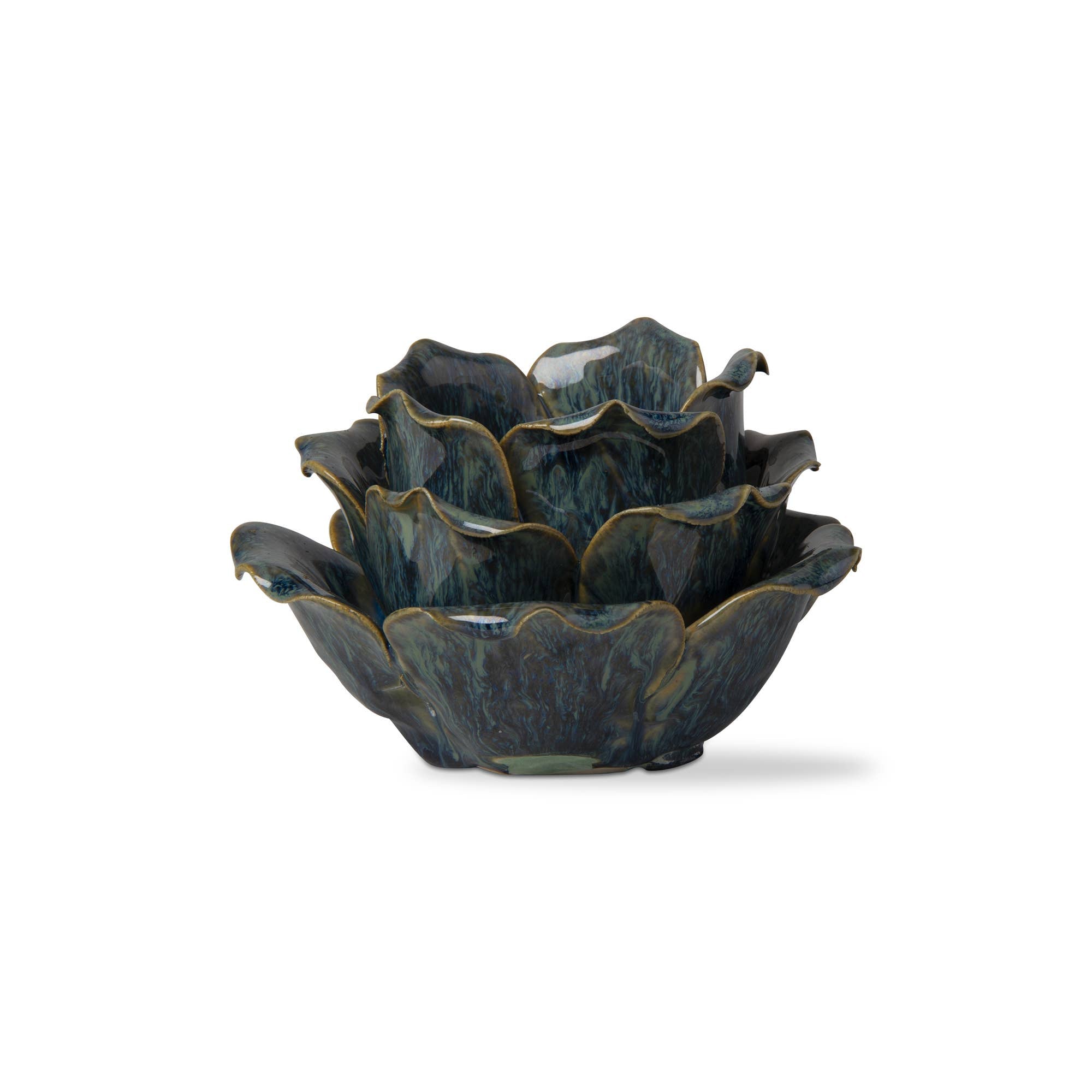Elegant Floral Tealight Holder for Candles - Romantic Home Decor, Wedding Centerpiece, and Relaxing Spa Ambiance