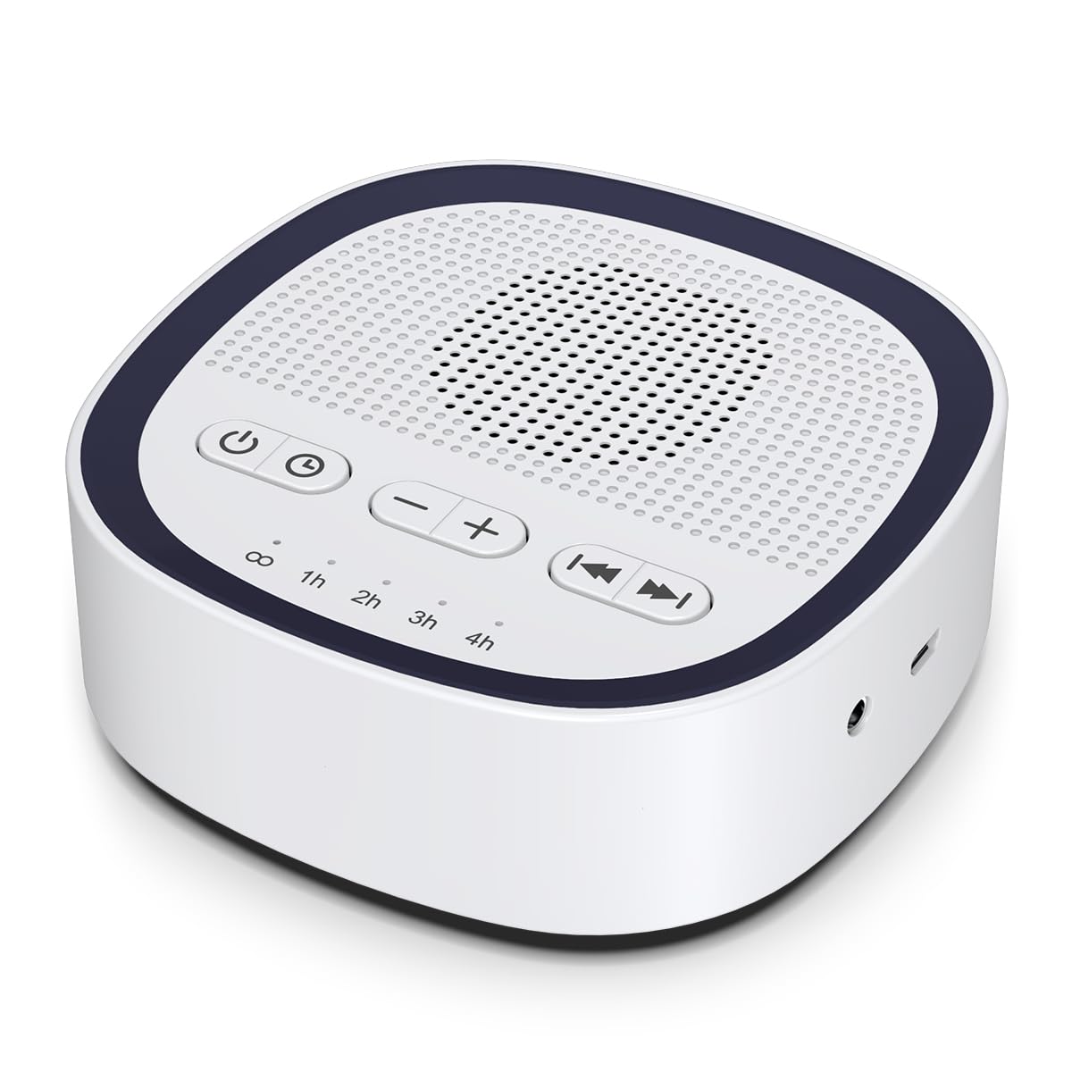 White Noise Machine for Sleep - 30 Soothing Sounds, Headphone Jack, 5 Timer Settings & Memory Function | Portable Sound Therapy for Babies, Adults, Office & Travel