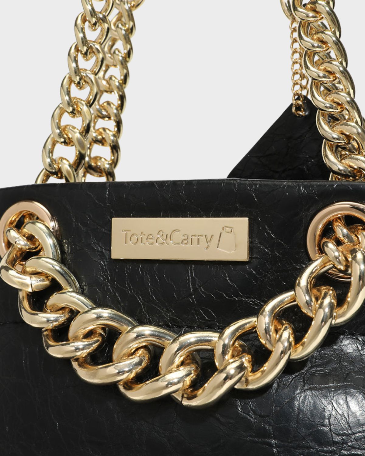 Premium Black Leather Mini Tote Bag for Women - Stylish Everyday Handbag for Work, Shopping & Travel