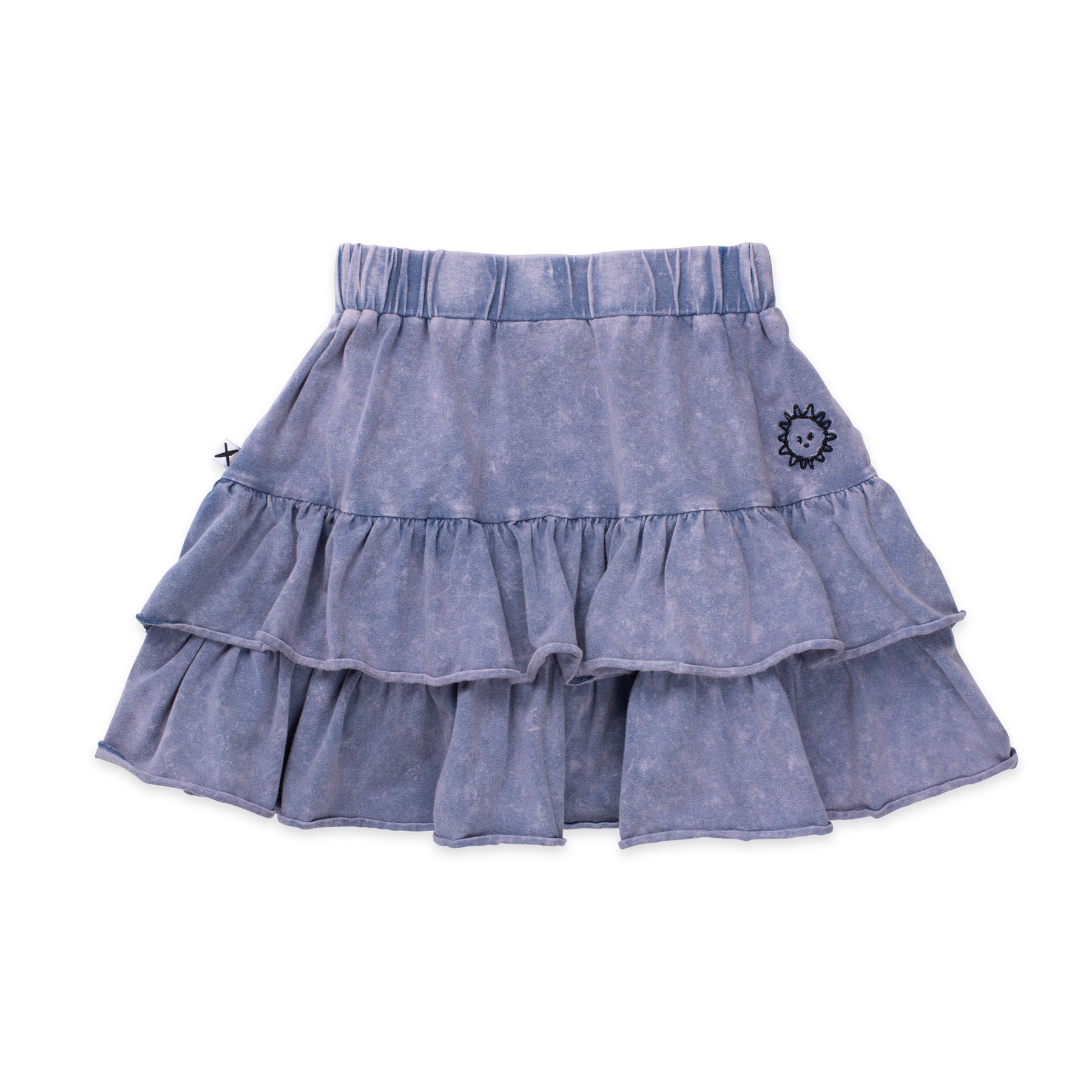 Minti Clash Skirt - Midnight Wash Denim Mini Skirt for Women | Trendy Distressed A-Line Skirt | Perfect for Casual Outfits, Parties & Streetwear Fashion