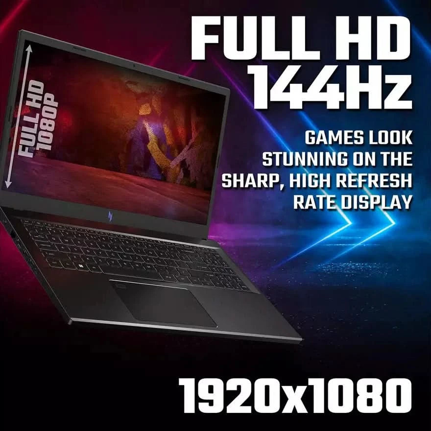 Acer Nitro V15 Gaming Laptop Bundle with Wireless Controller - Intel Core i5-13420H, NVIDIA RTX 3050, 8GB RAM, 512GB SSD, 15.6