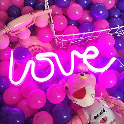 Heart Shaped LED Neon Sign - Custom Wall Decor Light for Bedroom, Wedding, Birthday Party | Romantic Night Lamp & Unique Gift for Valentine's Day, Christmas | Perfect for Home Decor, Kids Room, and Special Occasions