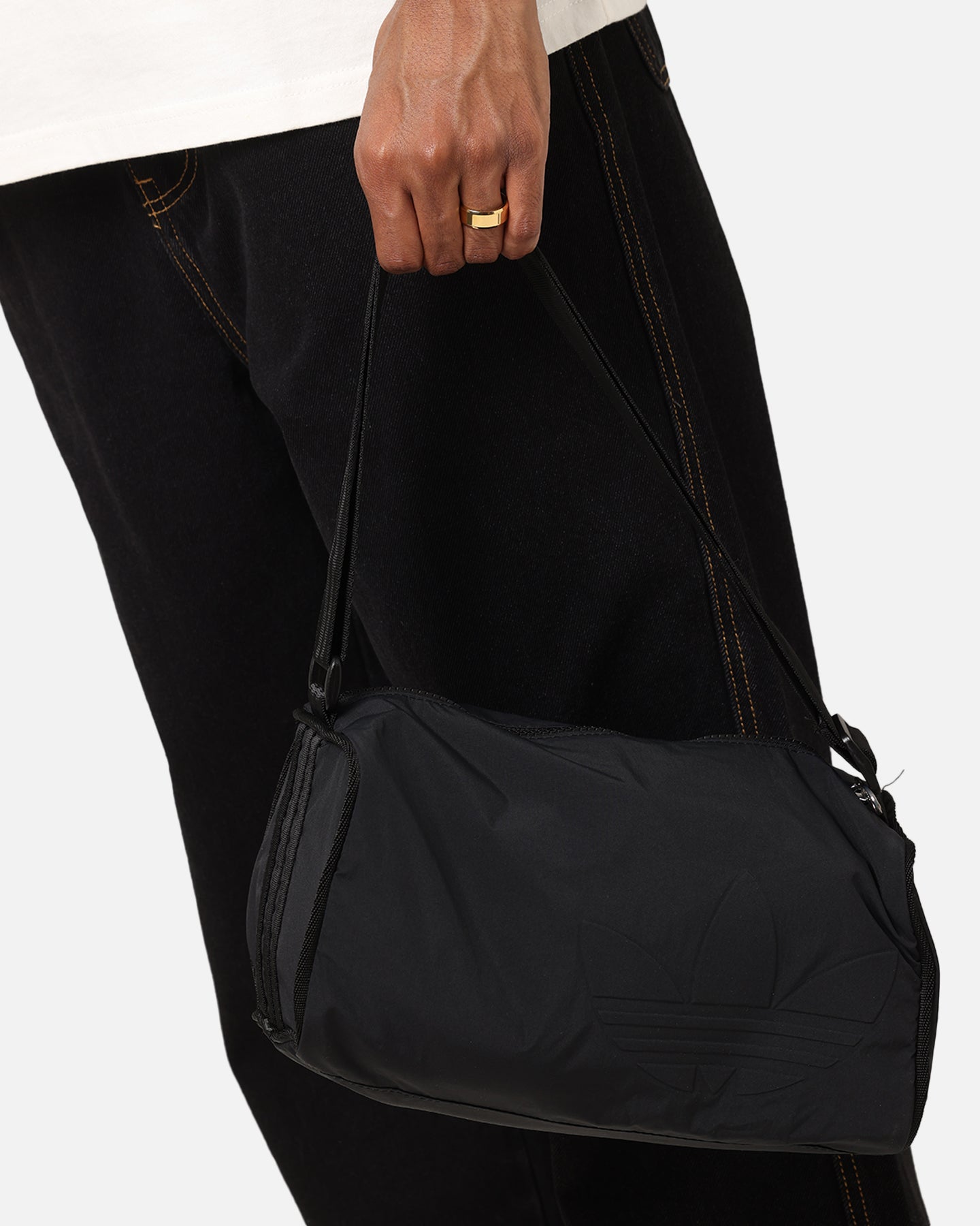 Adidas Mini Duffle Bag - Black Sports Gym Bag for Men & Women - Perfect for Workout, Travel, and Gym Essentials Storage