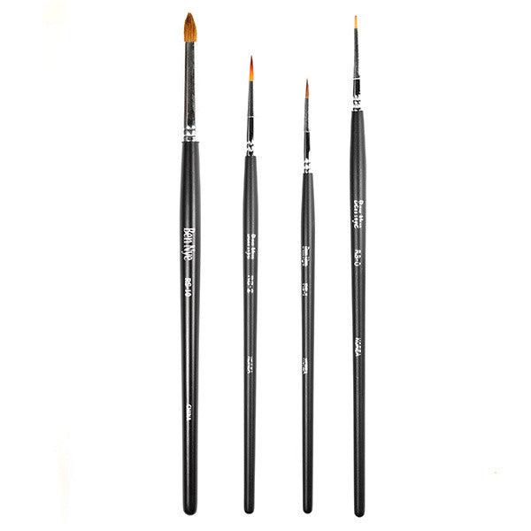 Ben Nye Professional Round Makeup Brush - Soft Synthetic Bristles for Foundation, Concealer & Powder Application | Perfect for Makeup Artists & Beauty Enthusiasts