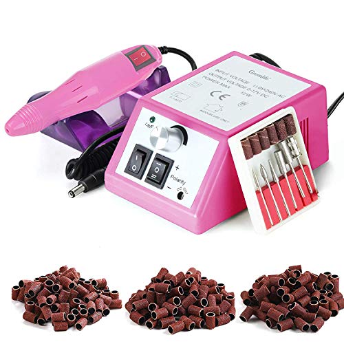 Greenlife® Professional 20000 RPM Electric Nail Drill Kit with 300pcs Nail Files & Sanding Tips - Perfect for Manicure, Pedicure & Nail Art at Home or Salon