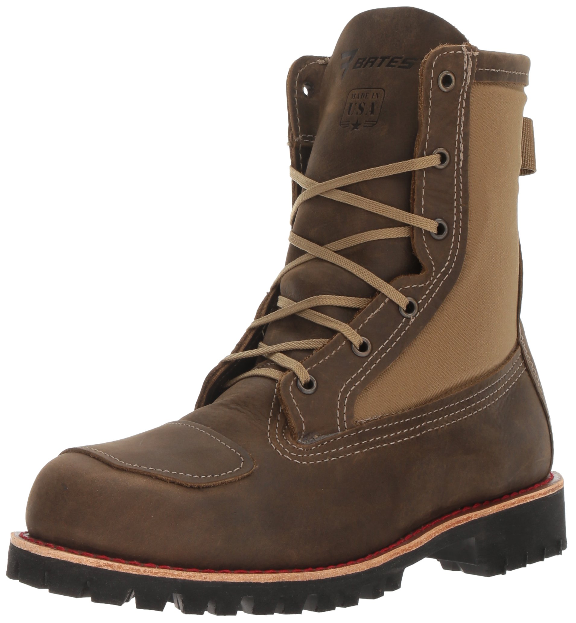 Bates Men's Bomber Waterproof Steel Toe Work Boots - Durable Safety Boots for Construction, Hiking & Outdoor Work