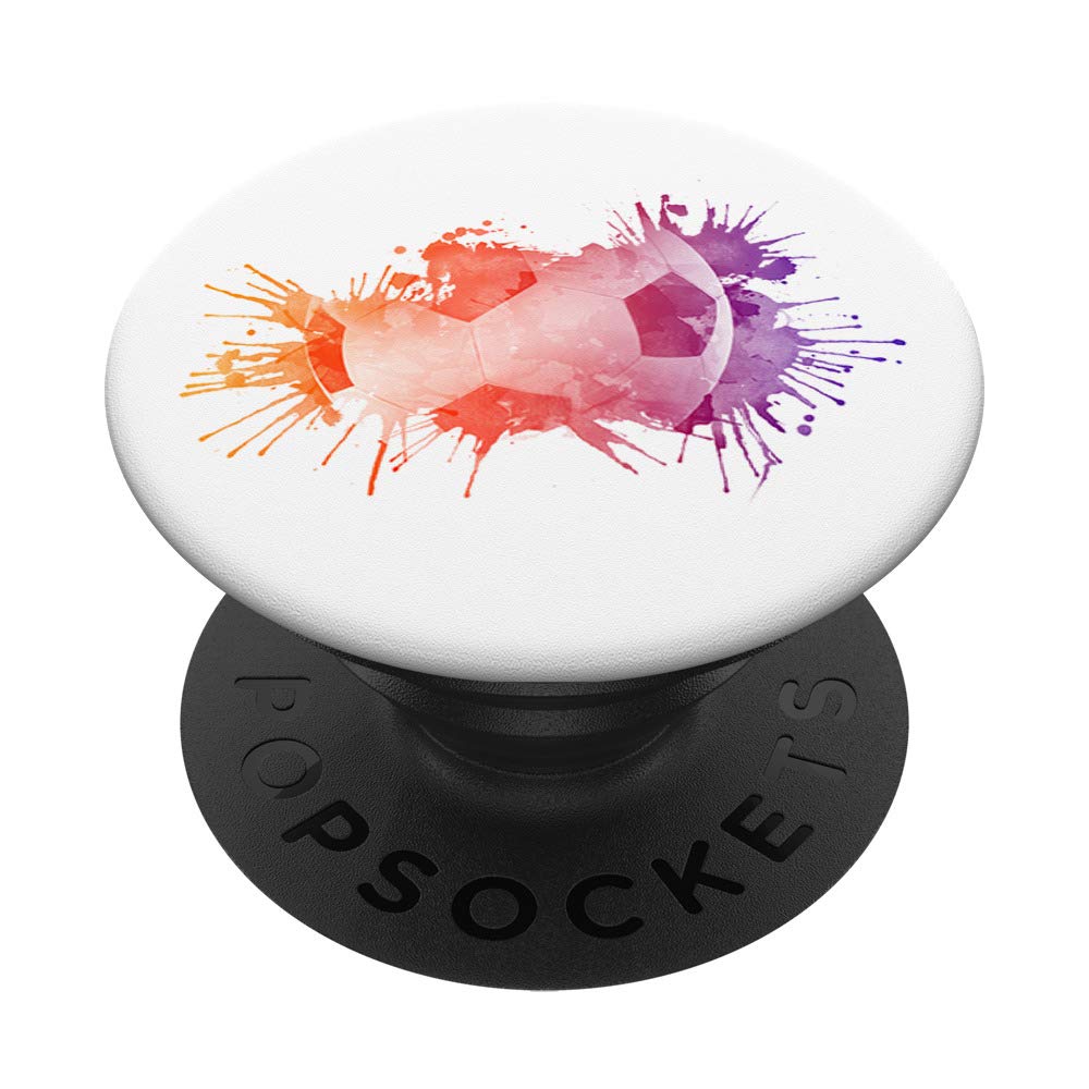 Vibrant Watercolor Splash Soccer Ball - Colorful Futbol Design for Sports Enthusiasts | Perfect for Gifts, Decor & Soccer Themed Parties