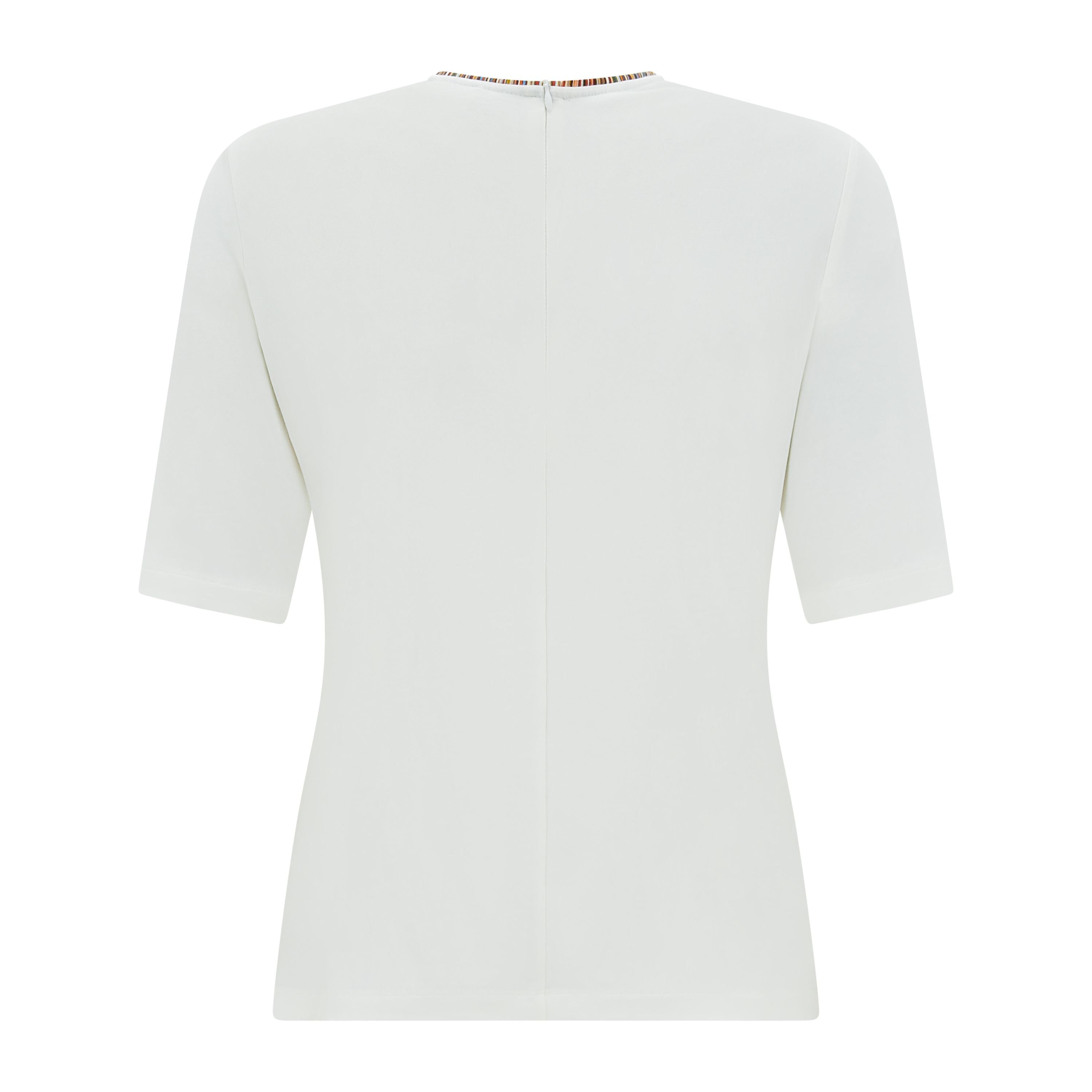 Women's Short Sleeve White T-Shirt - Soft Cotton Casual Top for Summer | Perfect for Everyday Wear, Outings & Layering