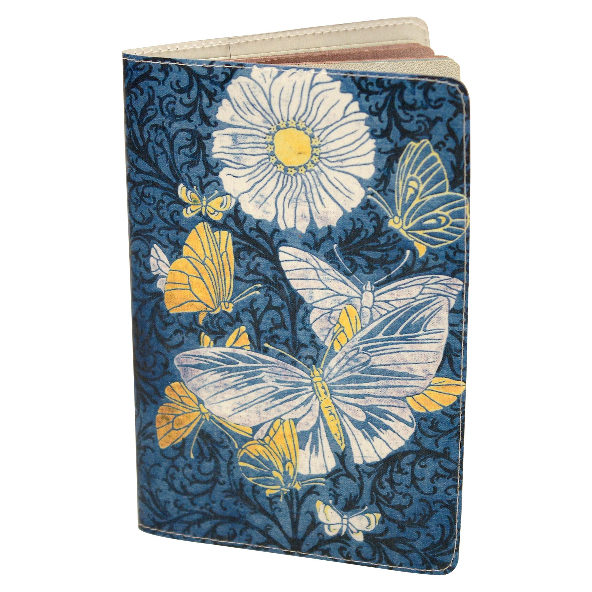 Elegant Butterfly Design Passport Holder - Secure Travel Document Organizer for Women & Men | Perfect for Airports, Vacations & International Trips