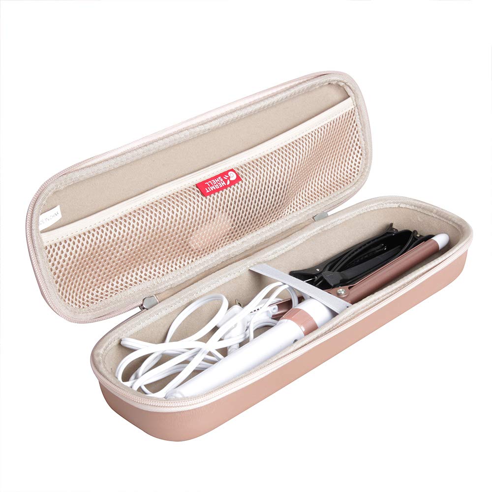 Hermitshell Hard Travel Case for Conair Double Ceramic Curling Iron - Protective Storage Pouch for 0.5