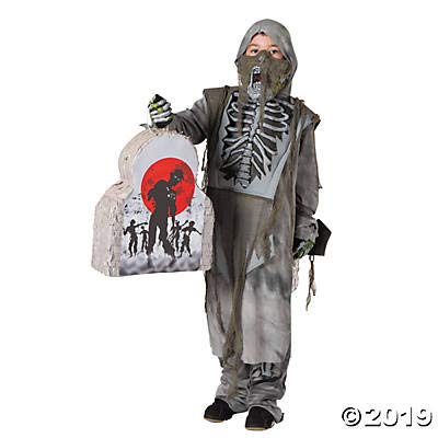 Zombie Piñata with Hanger - Scary Halloween Party Decorations & Birthday Party Games for Kids & Adults - Perfect for Halloween Parties, Themed Events & Spooky Celebrations