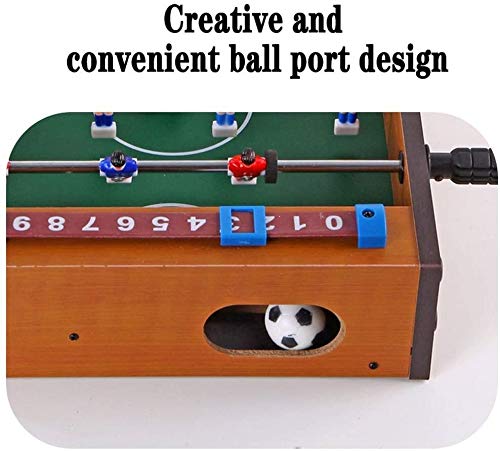 Mini Foosball Table - Portable Tabletop Soccer Game for Kids & Adults - Fun Family Game Night & Party Sports Accessories - Perfect for Indoor Playrooms, Game Rooms & Office Breaks