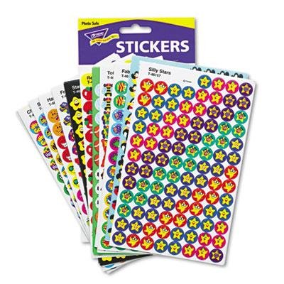 SuperSpots and SuperShapes Sticker Variety Packs - 5,100 Assorted Designs for Kids, Scrapbooking, DIY Crafts & Classroom Activities