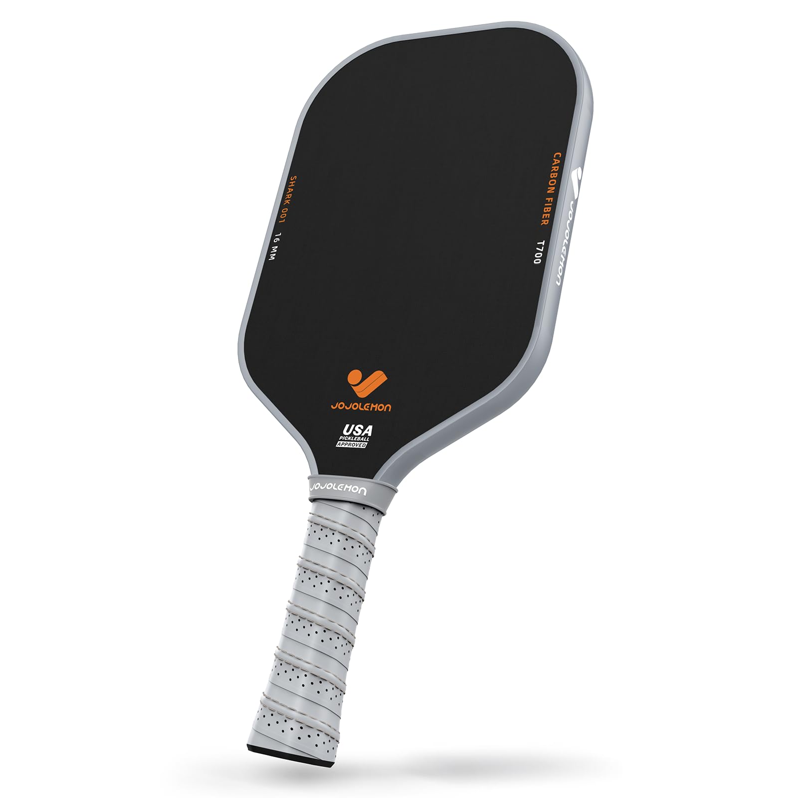 Premium Carbon Fiber Pickleball Paddles - 16mm Shark Power Polymer Core for Ultimate Spin & Control | Pro-Grade Pickleball Rackets for Competitive Play & Tournament Use