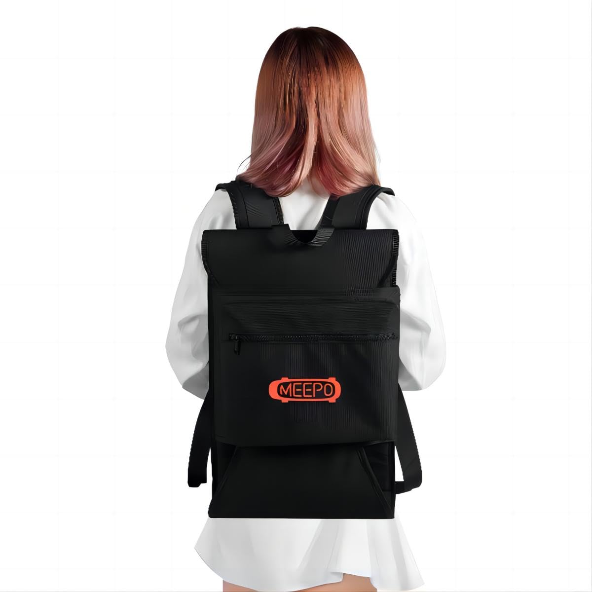Meepo Waterproof Backpack for Voyager & Envy Electric Longboard Skateboards - Durable Commuter & Travel Storage for School, Work & Outdoor Adventures