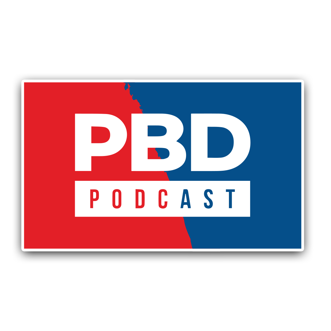PBD Podcast Sticker (5x3 inches) - Premium Vinyl Decal for Laptops, Water Bottles & Notebooks - Perfect for Podcast Fans & Content Creators