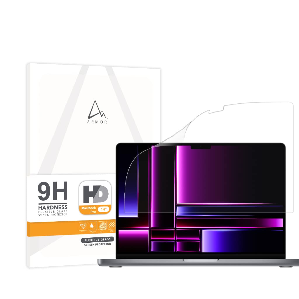 ARMOR Flexible 9H HD Glass Screen Protector for MacBook Pro 14