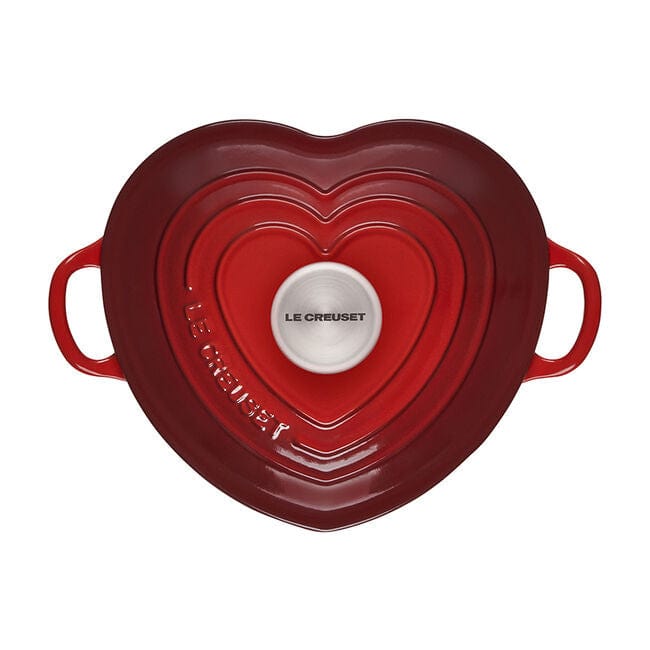 Le Creuset 2-Quart Heart Cocotte Dutch Oven - Enameled Cast Iron Pot for Baking, Roasting & Serving - Perfect for Valentine's Day Gifts & Romantic Dinners