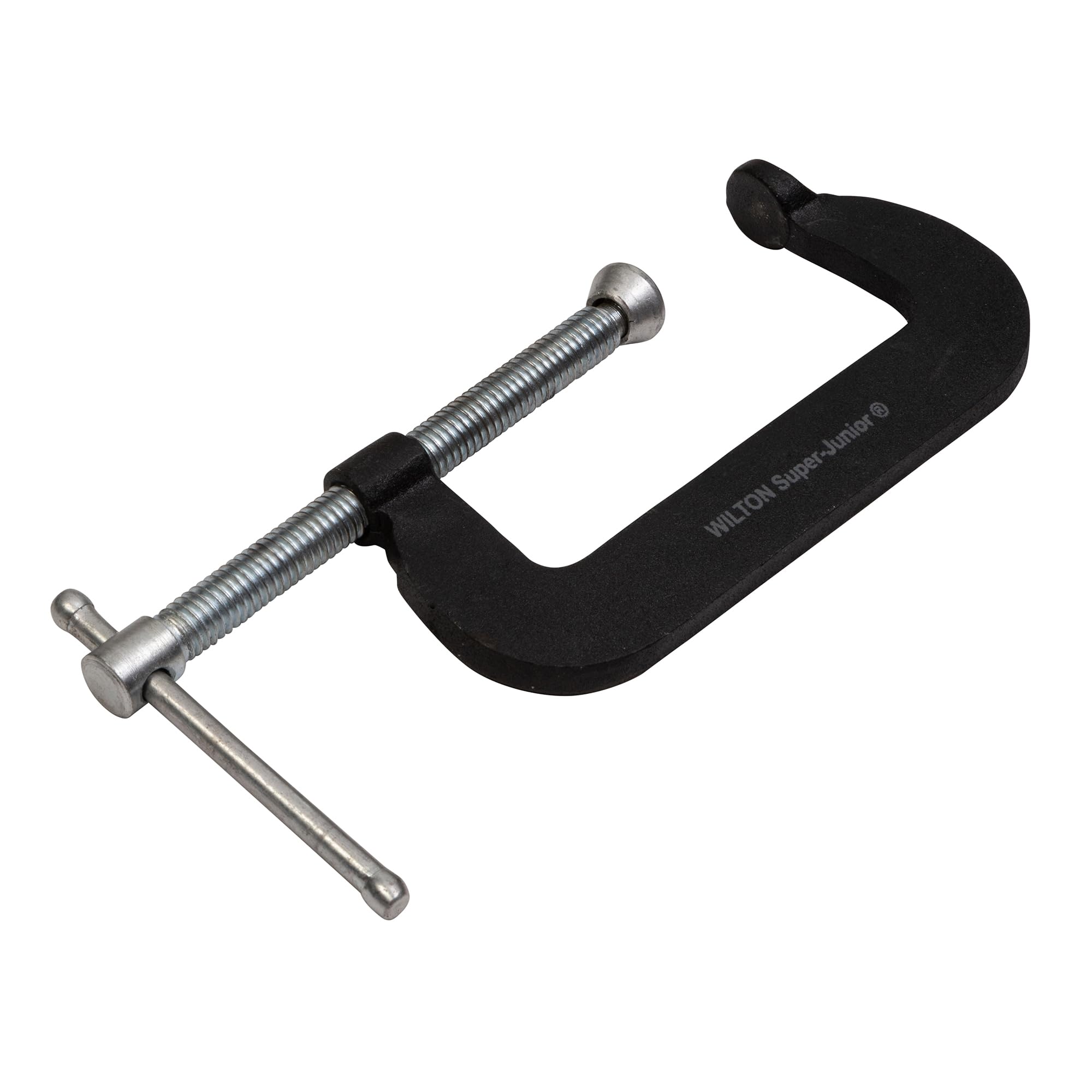Wilton Super-Junior C-Clamp - 3 Inch Opening Capacity, 1-3/8 Inch Throat - Heavy Duty Metal Clamp for Woodworking, Metalworking & DIY Projects (Model 55)