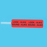 17436 Pre-Printed Label Flags for Medication Safety - 2000/Bx - Prevent Look-Alike Sound-Alike Drug Errors in Pharmacy & Healthcare Settings