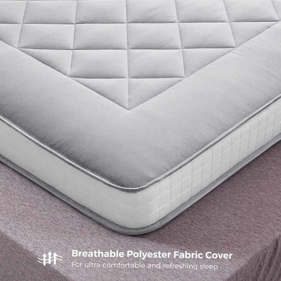 MAXYOYO Japanese Floor Mattress - Extra Thick Padded Tatami Mat for Sleeping & Lounging, Grey Style | Perfect for Guest Beds, Meditation, Yoga & Small Space Living