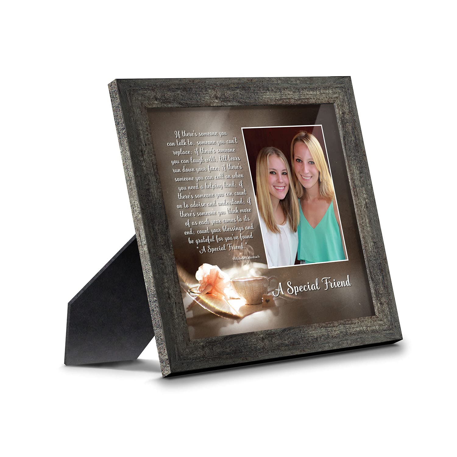 Crossroads Home Décor Best Friend Picture Frame - Perfect Birthday Gift for Best Friends, Ideal for Home, Office, or Dorm Room Décor