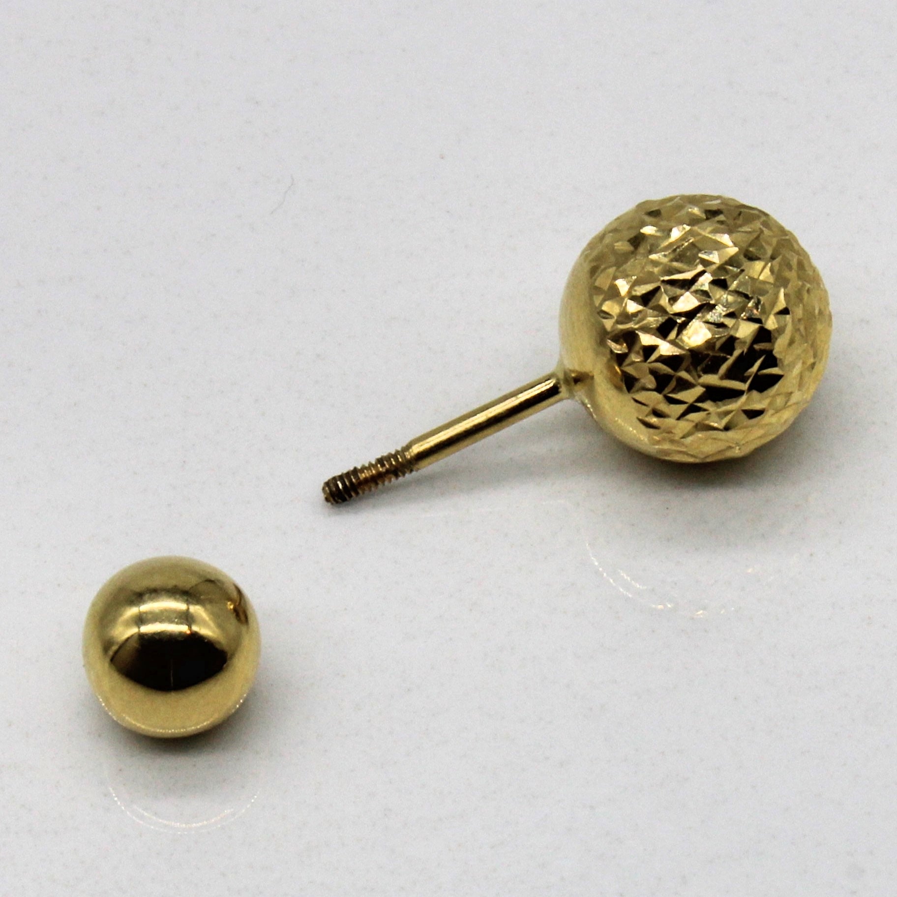 Dior Yellow Gold Stud Earrings for Women - Classic Luxury Jewelry Gift for Birthday, Anniversary & Special Occasions