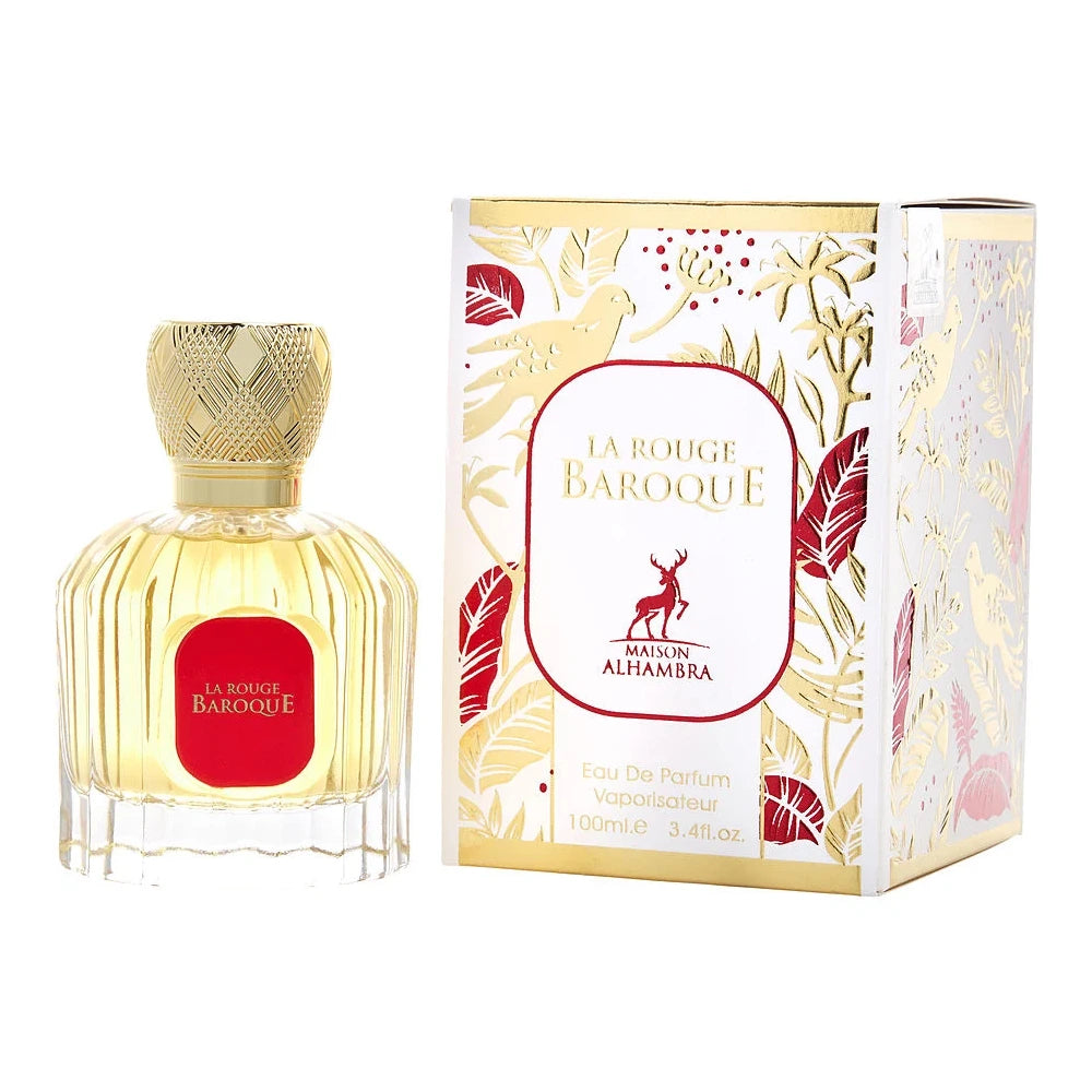 Baroque La Rouge 540 Eau de Parfum 3.4 oz - Unisex Luxury Fragrance for Men & Women - Perfect for Date Nights, Special Occasions & Gift Giving