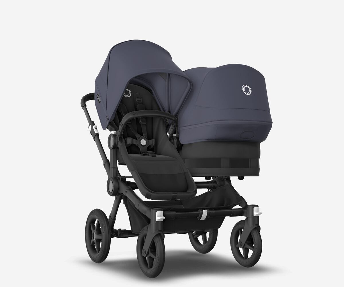Bugaboo Donkey 5 Twin Stroller - Lightweight Double Stroller for Twins with Adjustable Seat - Perfect for City Walks, Shopping & Travel